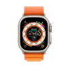 Apple - Apple Watch Ultra GPS + Cellular 49mm / Titanium Case / Orange Alpine Loop / Large